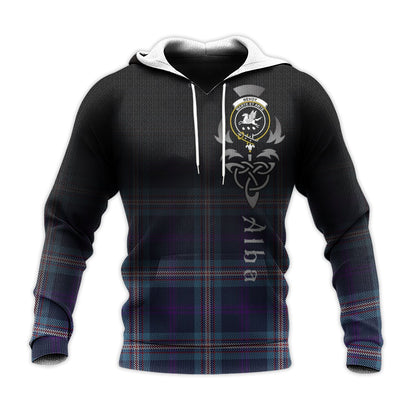 Printivon Nevoy Tartan Crest Alba Celtic Hoodie