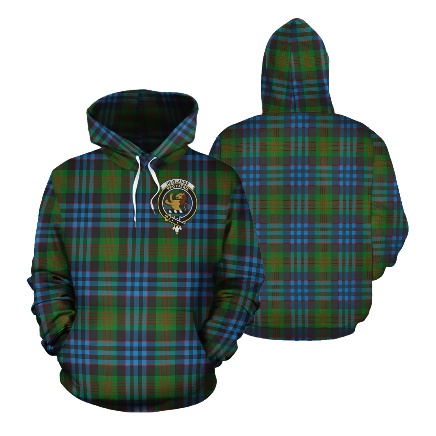 Printivon Newlands Of Lauriston Tartan Hoodie
