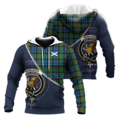 Printivon Newlands Of Lauriston Tartan Scottish Crest Hoodie