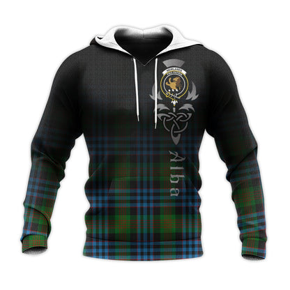Printivon Newlands Of Lauriston Tartan Crest Alba Celtic Hoodie