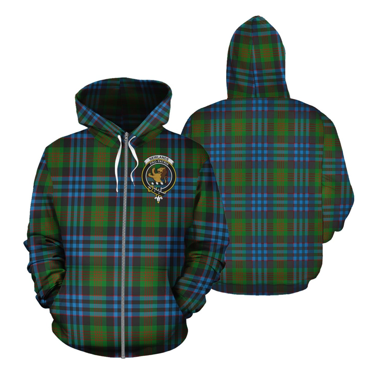 Printivon Newlands Of Lauriston Tartan Hoodie