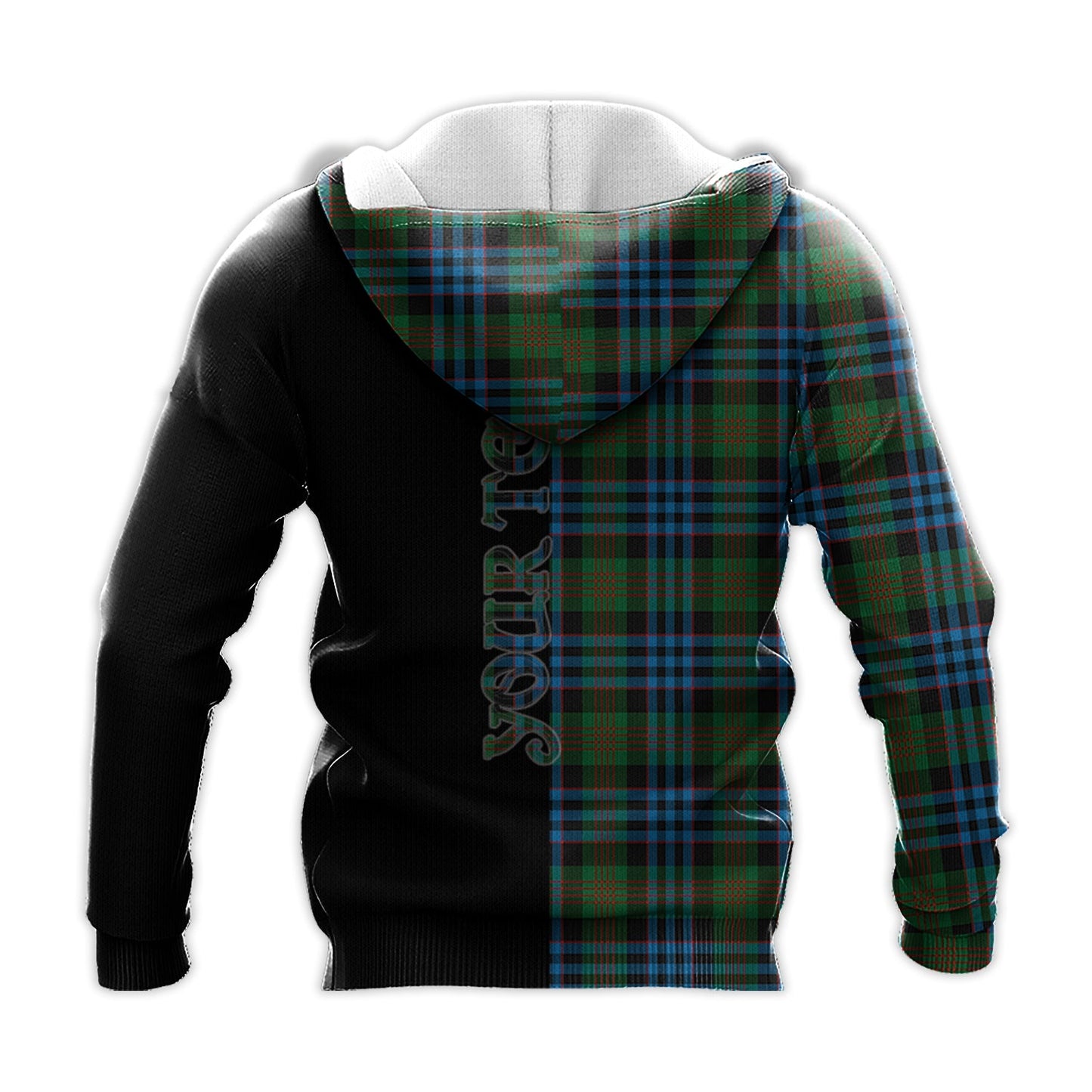 Printivon Newlands Of Lauriston Tartan Personalize Half Hoodie