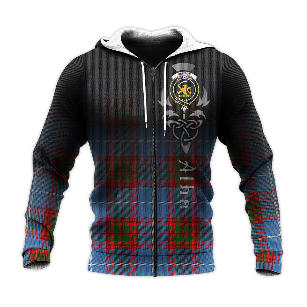 Printivon Newton Tartan Crest Alba Celtic Hoodie