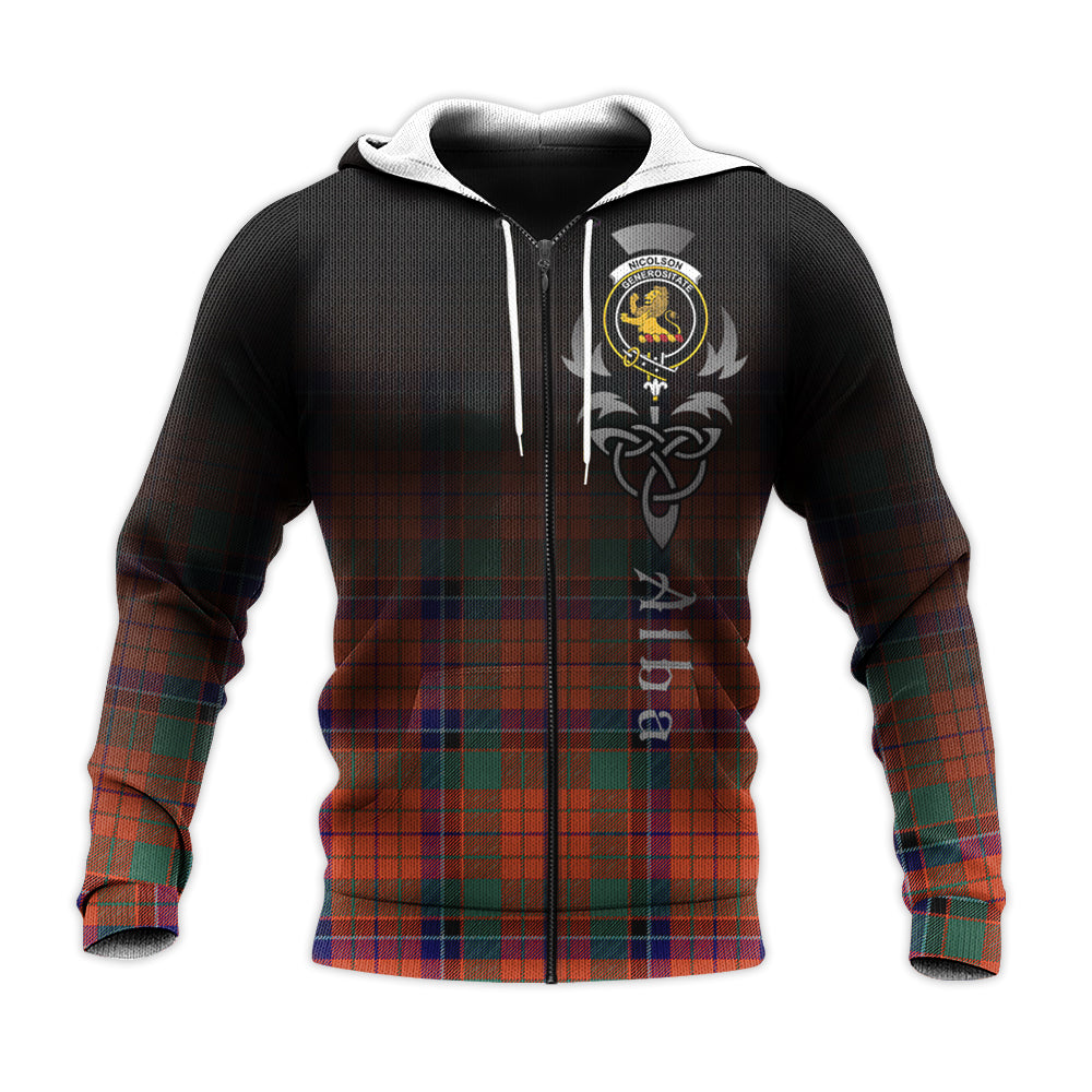 Printivon Nicolson Ancient Tartan Crest Alba Celtic Hoodie