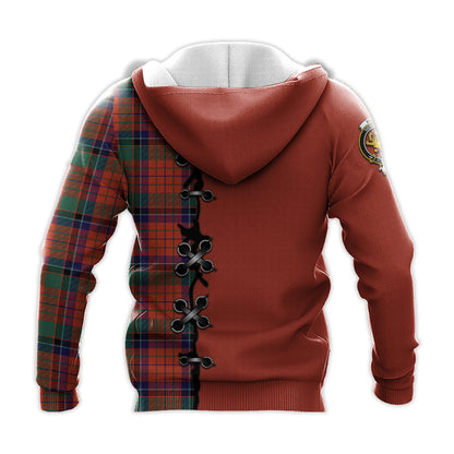 Printivon Nicolson Ancient Tartan Hoodie Lion Rampant And Celtic Thistle Style