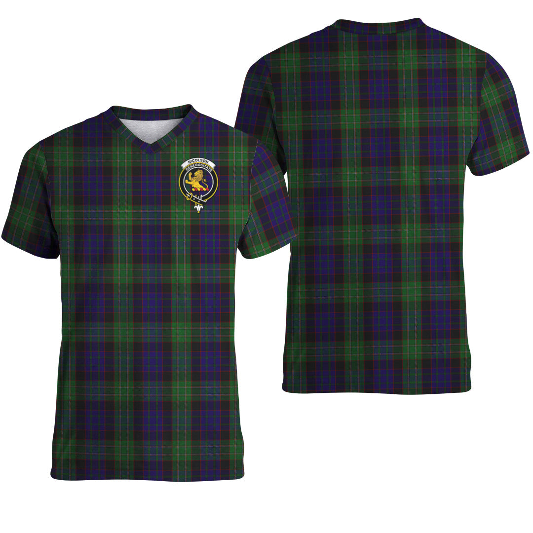 Printivon Nicolson Green Hunting Tartan T Shirt