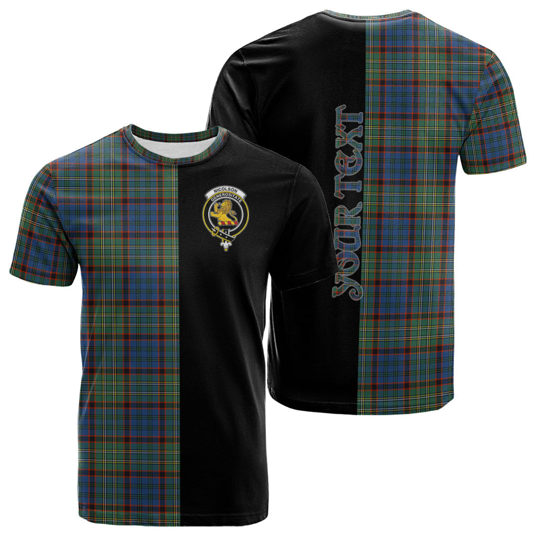 Printivon Nicolson Hunting Ancient Tartan Personalize Half T shirt