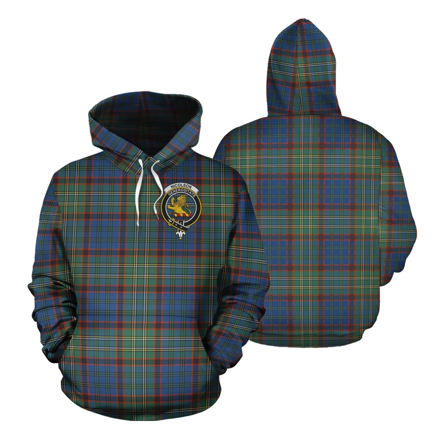 Printivon Nicolson Hunting Ancient Tartan Hoodie