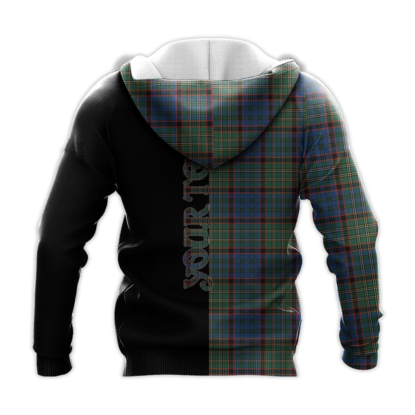 Printivon Nicolson Hunting Ancient Tartan Personalize Half Hoodie