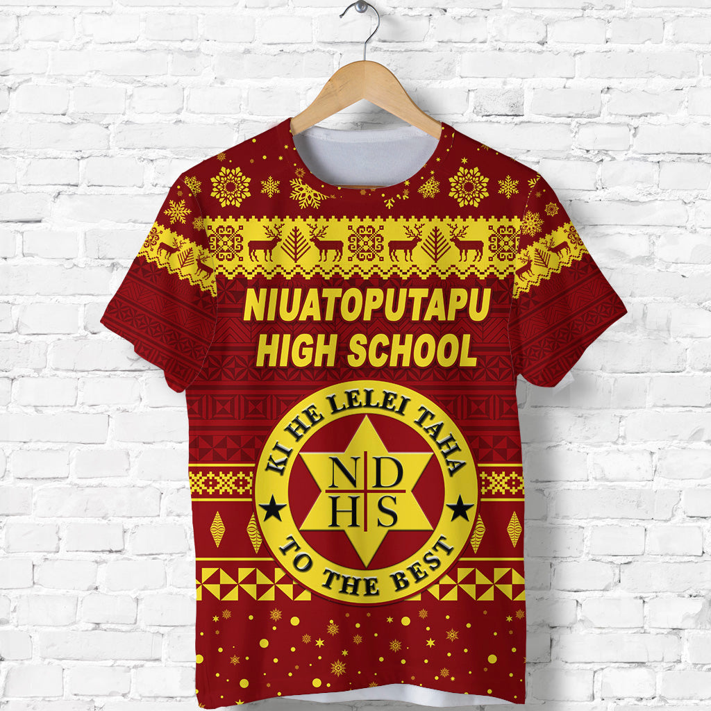 Niuatoputapu High School Christmas T Shirt Simple Style