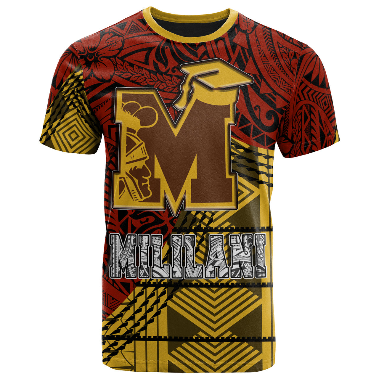 Hawaii Mililani High School T Shirt Mililani High School Polynesian Pattern