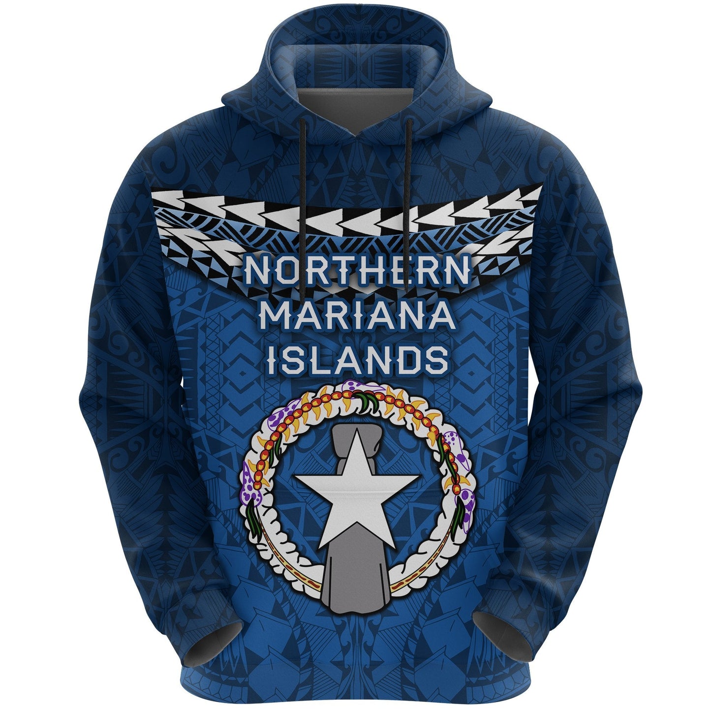 Northern Mariana Islands Polynesian Hoodie Vibes Version