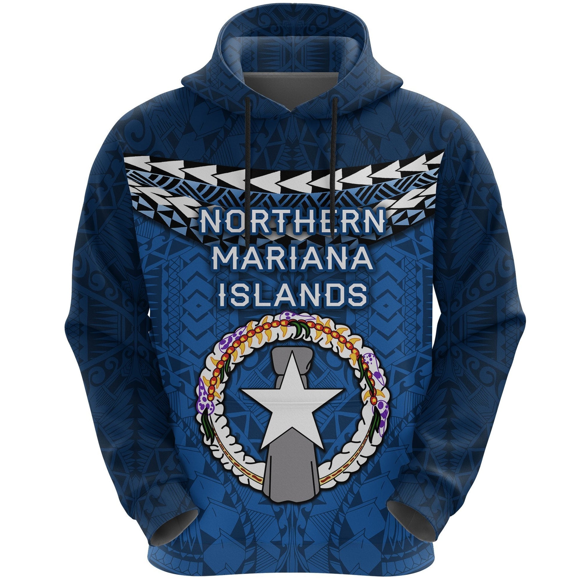Northern Mariana Islands Polynesian Hoodie Vibes Version