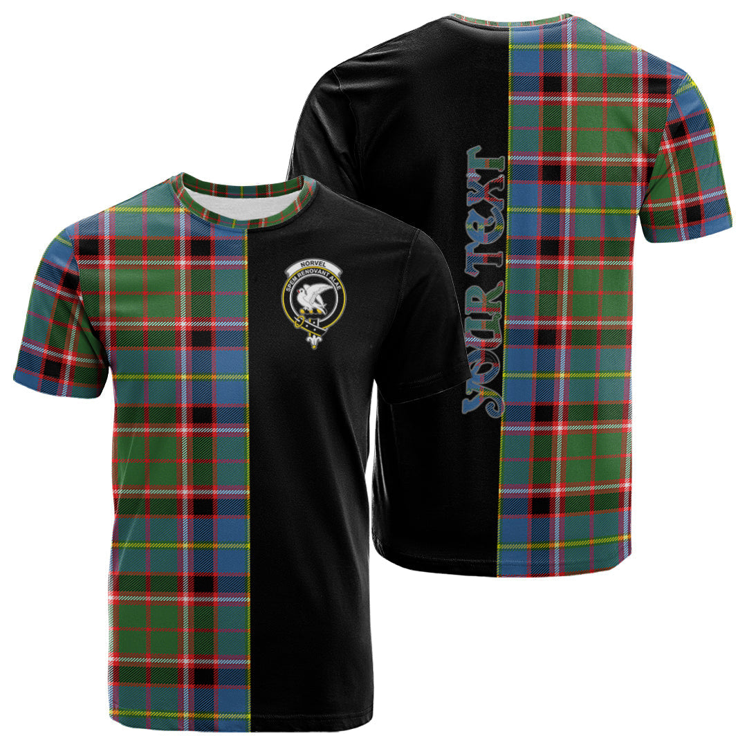 Printivon Norvel Tartan Personalize Half T shirt