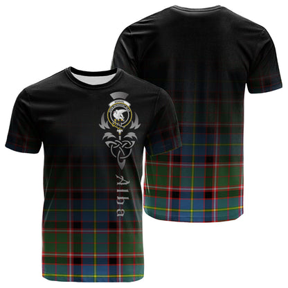Printivon Norvel Tartan Crest Alba Celtic T Shirt