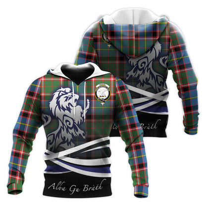 Printivon Norvel Tartan Scottish Lion Hoodie