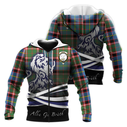 Printivon Norvel Tartan Scottish Lion Hoodie