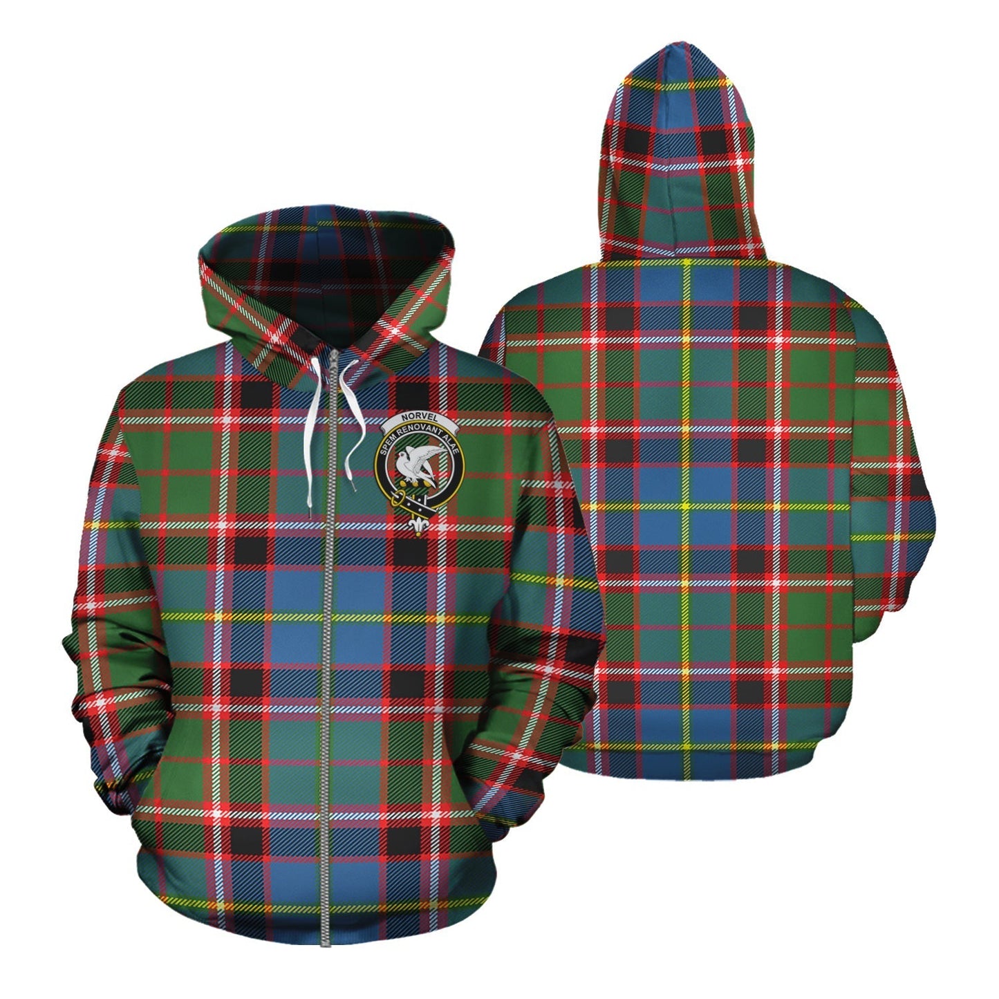 Printivon Norvel Tartan Hoodie