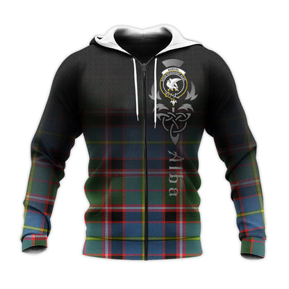 Printivon Norvel Tartan Crest Alba Celtic Hoodie