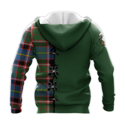 Printivon Norvel Tartan Hoodie Lion Rampant And Celtic Thistle Style