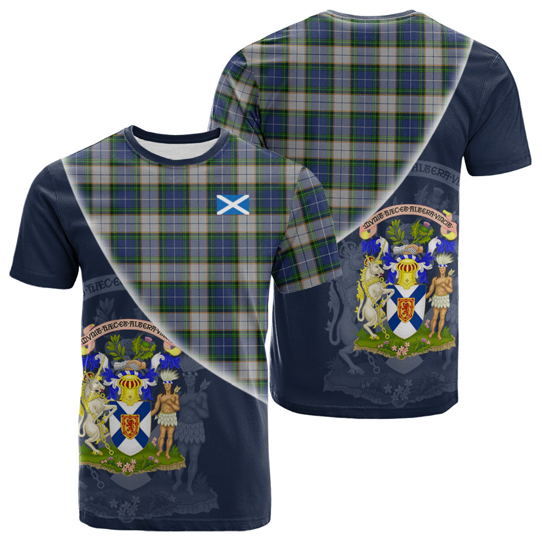 Printivon NovaScotia District Dress Tartan Scottish Crest T Shirt