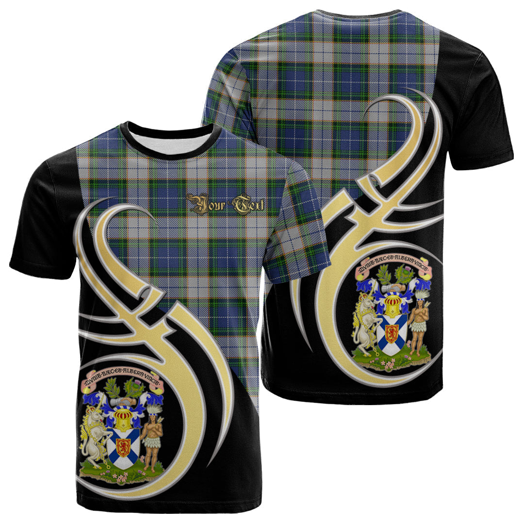 Printivon NovaScotia District Dress Tartan Crest Believe In Me T Shirt