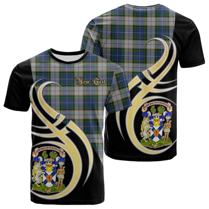 Printivon NovaScotia District Dress Tartan Crest Believe In Me T Shirt