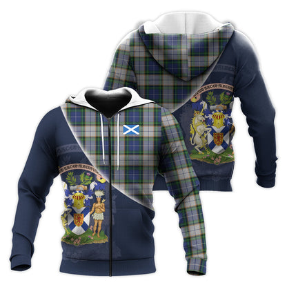 Printivon Novascotia District Dress Tartan Scottish Crest Hoodie