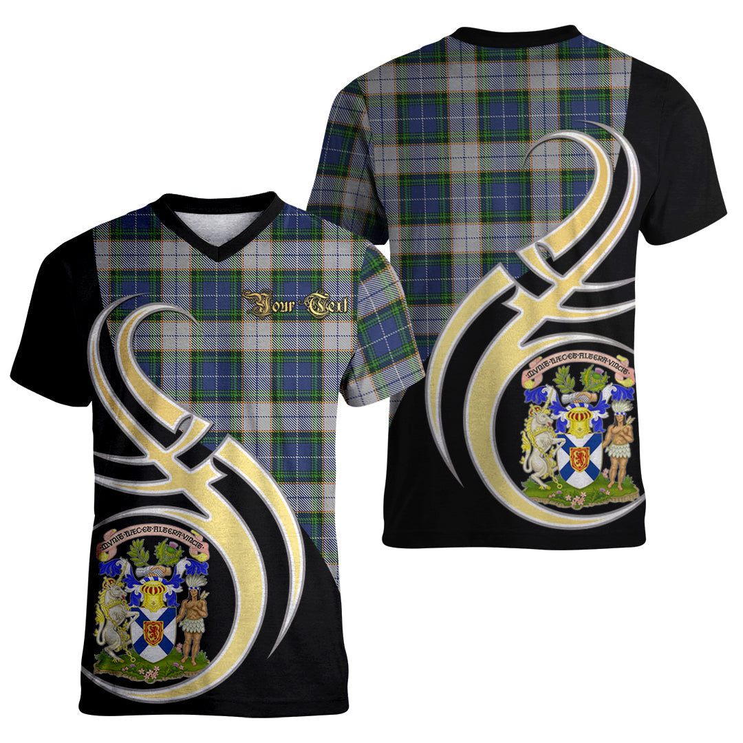 Printivon NovaScotia District Dress Tartan Crest Believe In Me T Shirt