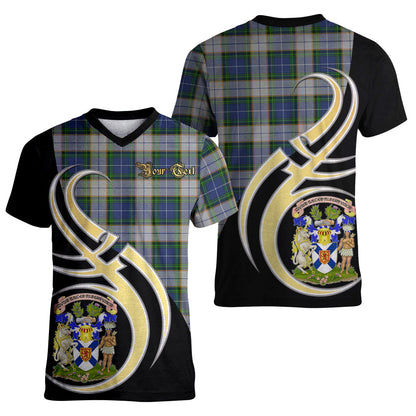 Printivon NovaScotia District Dress Tartan Crest Believe In Me T Shirt