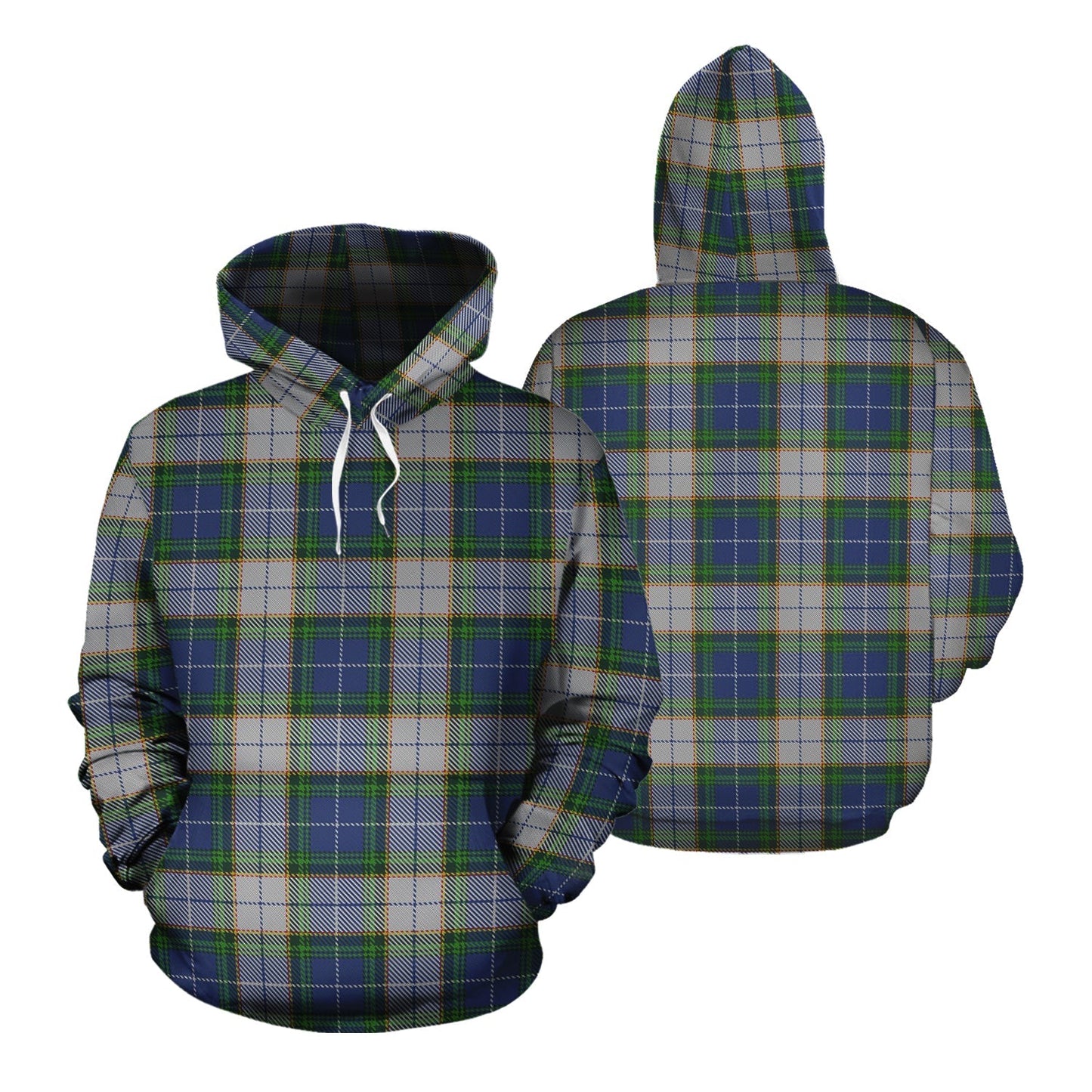 Printivon Novascotia District Dress Tartan Hoodie