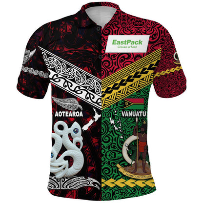 EastPack Vanuatu And New Zealand Polo Shirt Together Original Style - Red