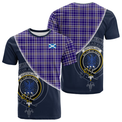 Printivon Ochterlony Tartan Scottish Crest T Shirt