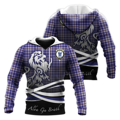 Printivon Ochterlony Tartan Scottish Lion Hoodie