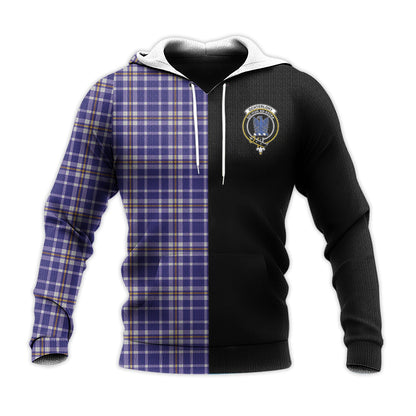Printivon Ochterlony Tartan Personalize Half Hoodie