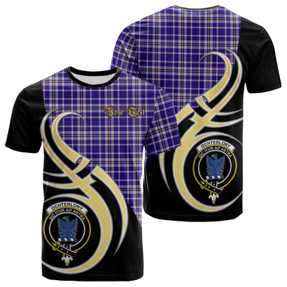 Printivon Ochterlony Tartan Crest Believe In Me T Shirt