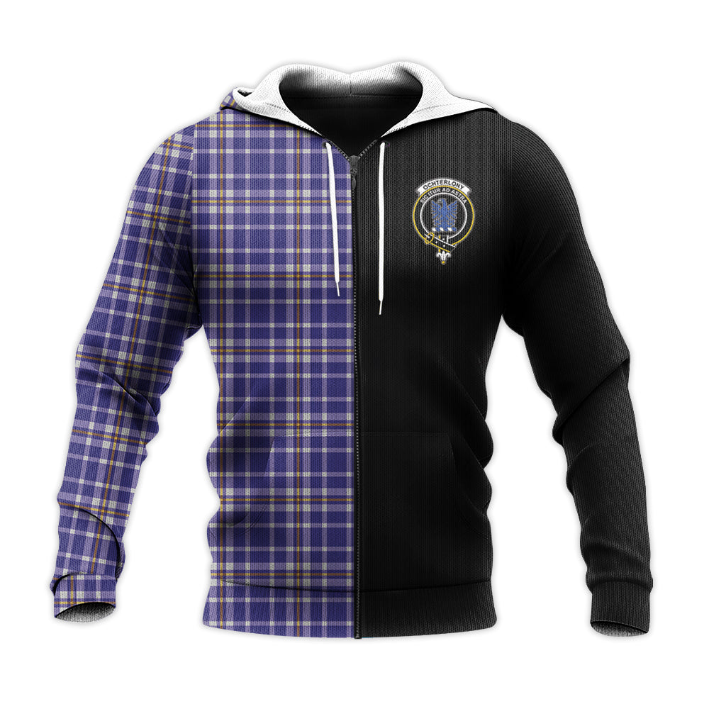 Printivon Ochterlony Tartan Personalize Half Hoodie