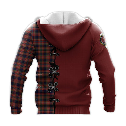 Printivon Ogilvie Ogilvy Tartan Hoodie Lion Rampant And Celtic Thistle Style