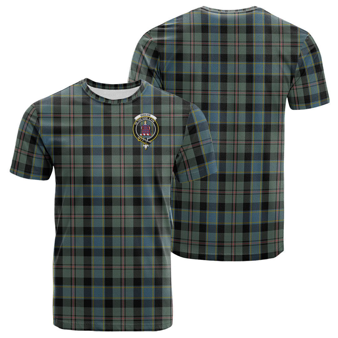 Printivon Ogilvie (Ogilvy) Hunting Tartan T Shirt