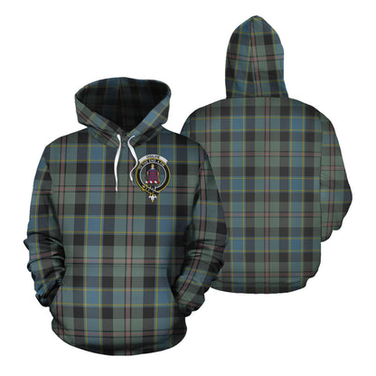 Printivon Ogilvie Ogilvy Hunting Tartan Hoodie