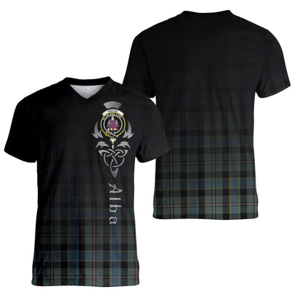 Printivon Ogilvie (Ogilvy) Hunting Tartan Crest Alba Celtic T Shirt