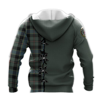 Printivon Ogilvie Ogilvy Hunting Tartan Hoodie Lion Rampant And Celtic Thistle Style
