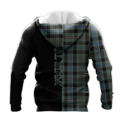 Printivon Ogilvie Ogilvy Hunting Tartan Personalize Half Hoodie