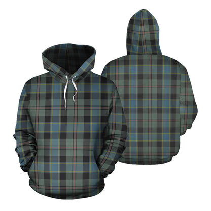 Printivon Ogilvie Ogilvy Hunting Tartan Hoodie