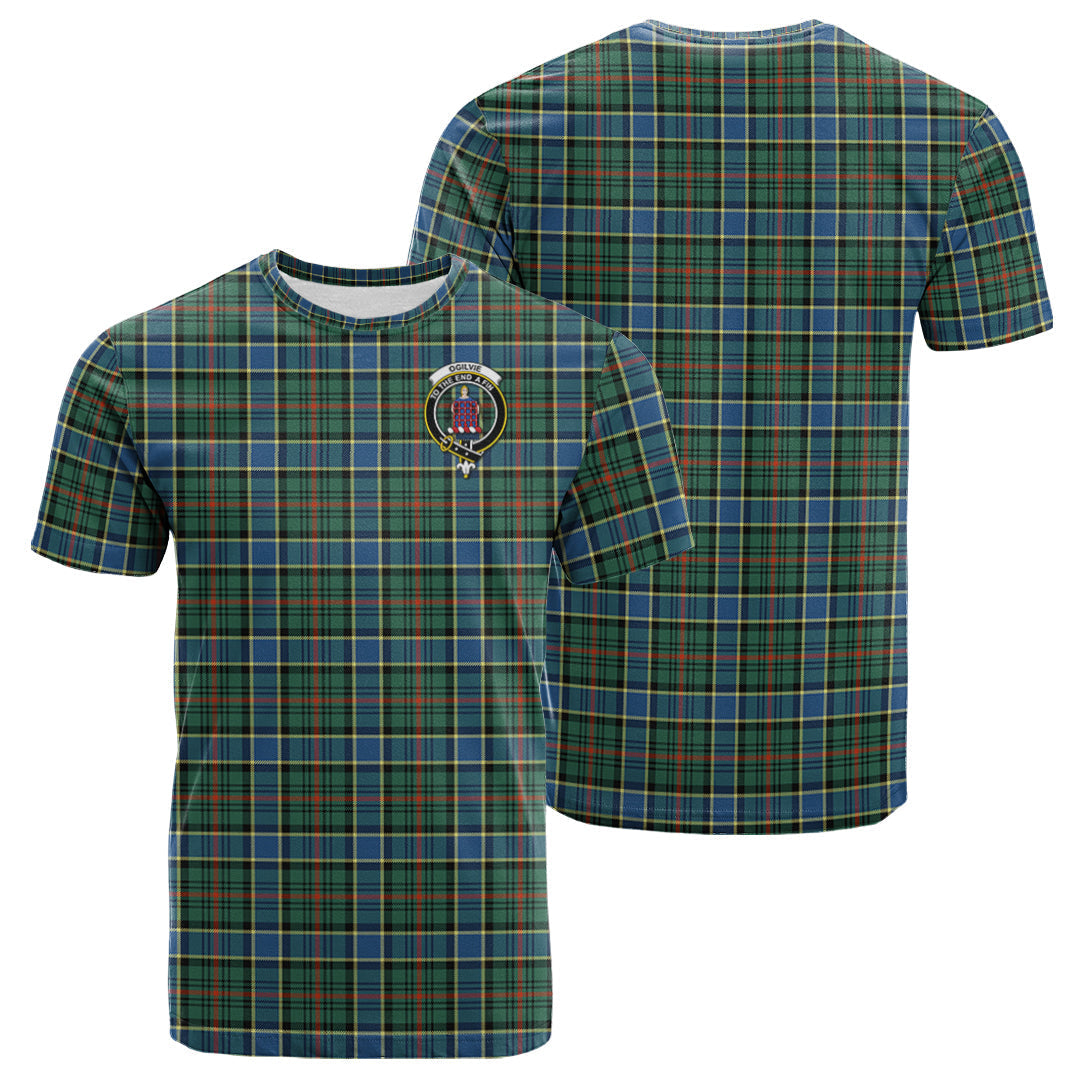 Printivon Ogilvie (Ogilvy) Hunting Ancient Tartan T Shirt