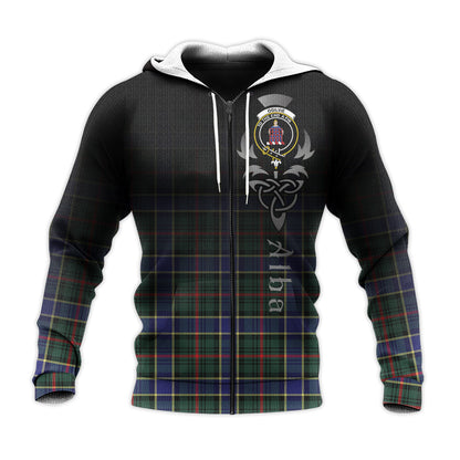 Printivon Ogilvie Ogilvy Hunting Modern Tartan Crest Alba Celtic Hoodie