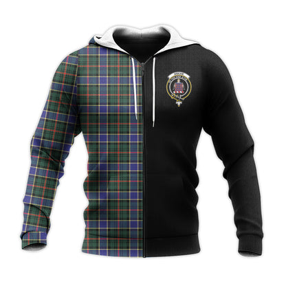 Printivon Ogilvie Ogilvy Hunting Modern Tartan Personalize Half Hoodie