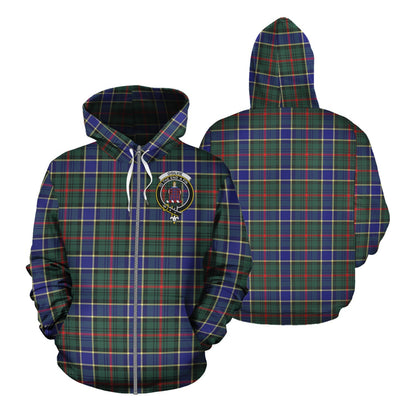 Printivon Ogilvie Ogilvy Hunting Modern Tartan Hoodie