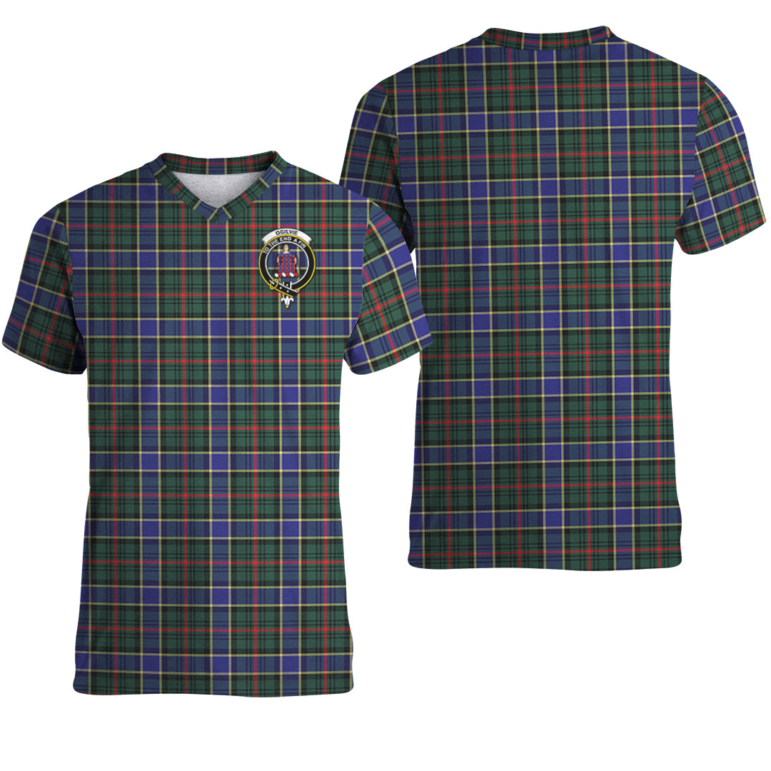 Printivon Ogilvie (Ogilvy) Hunting Modern Tartan T Shirt
