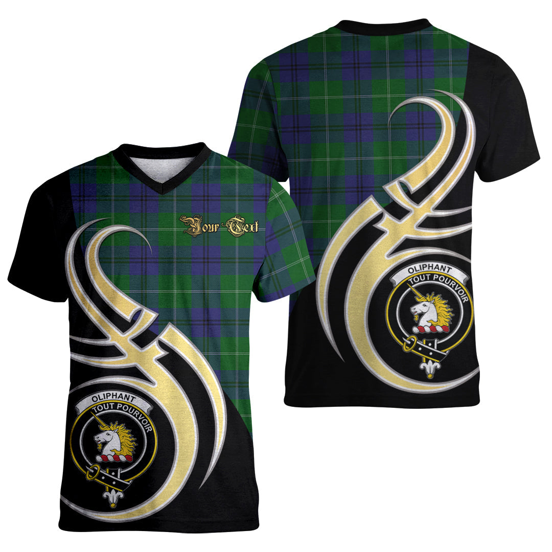 Printivon Oliphant Tartan Crest Believe In Me T Shirt